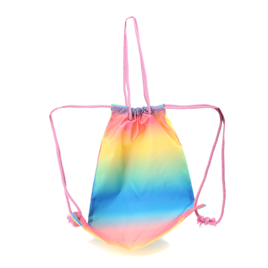 LIMITED-Recycled polyester allover printed string bag
