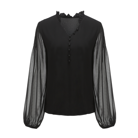 REFRESH-Recycled Polyester WOMEN'S CHIFFON BLOUSE